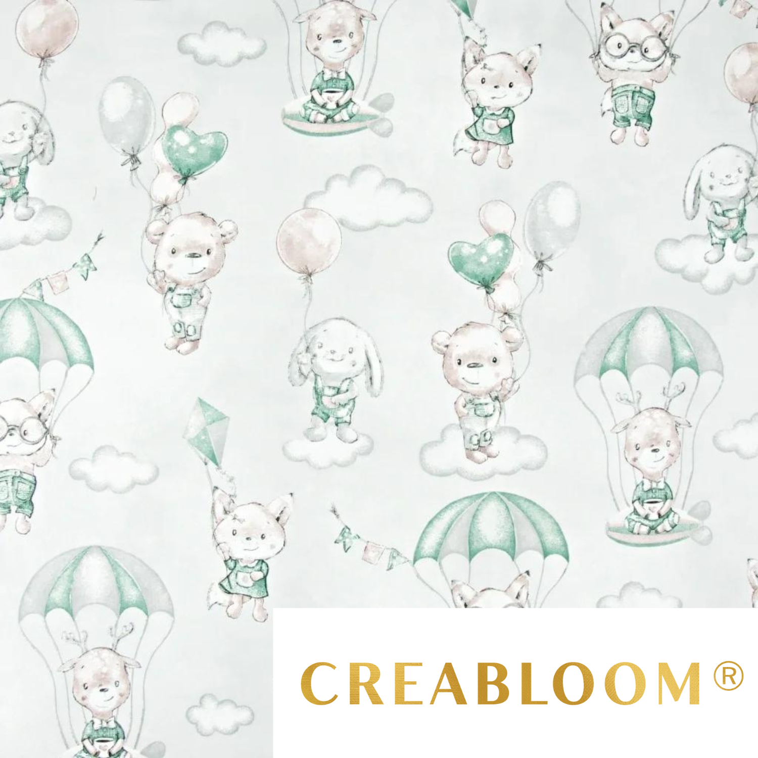 Tissu Coton Motif Animaux