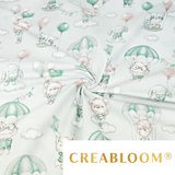 Tissu Coton Motif Animaux