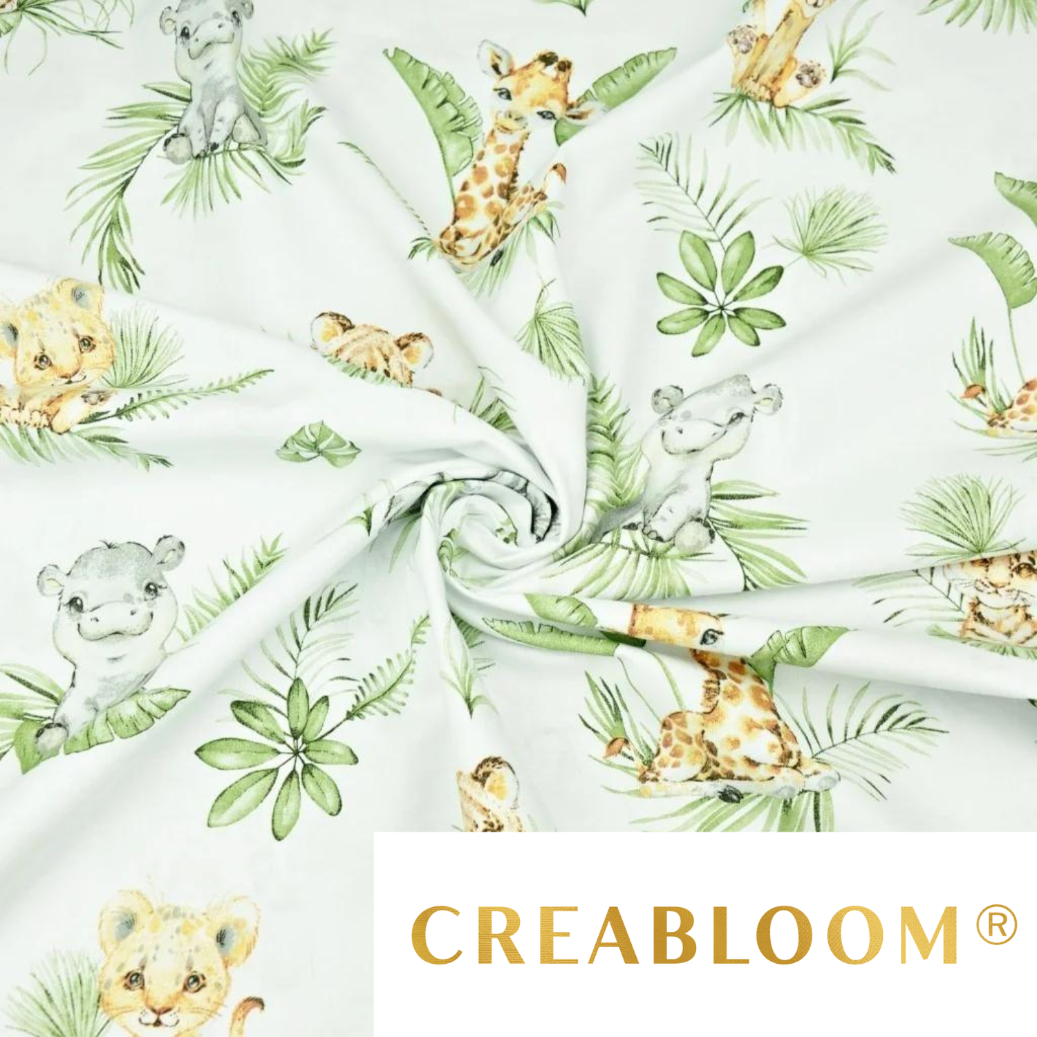 Tissu Coton Motif Animaux