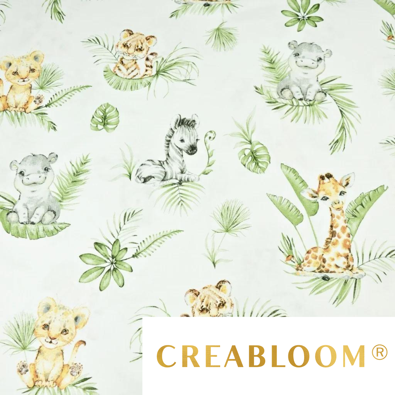 Tissu Coton Motif Animaux