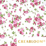 Tissu Coton Motif Roses