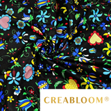 Tissu Coton Motif Fleurs