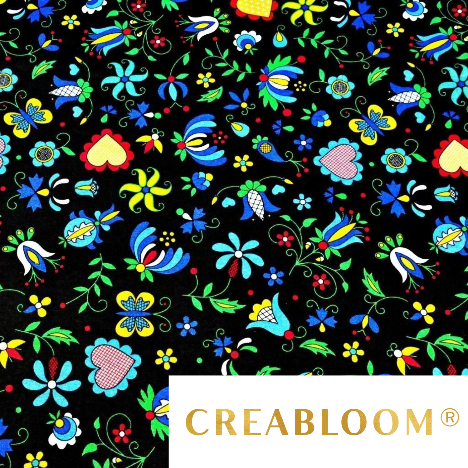 Tissu Coton Motif Fleurs