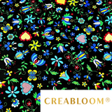 Tissu Coton Motif Fleurs