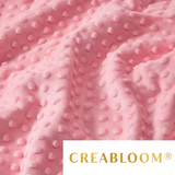 Tissu Minky Rose Bonbon