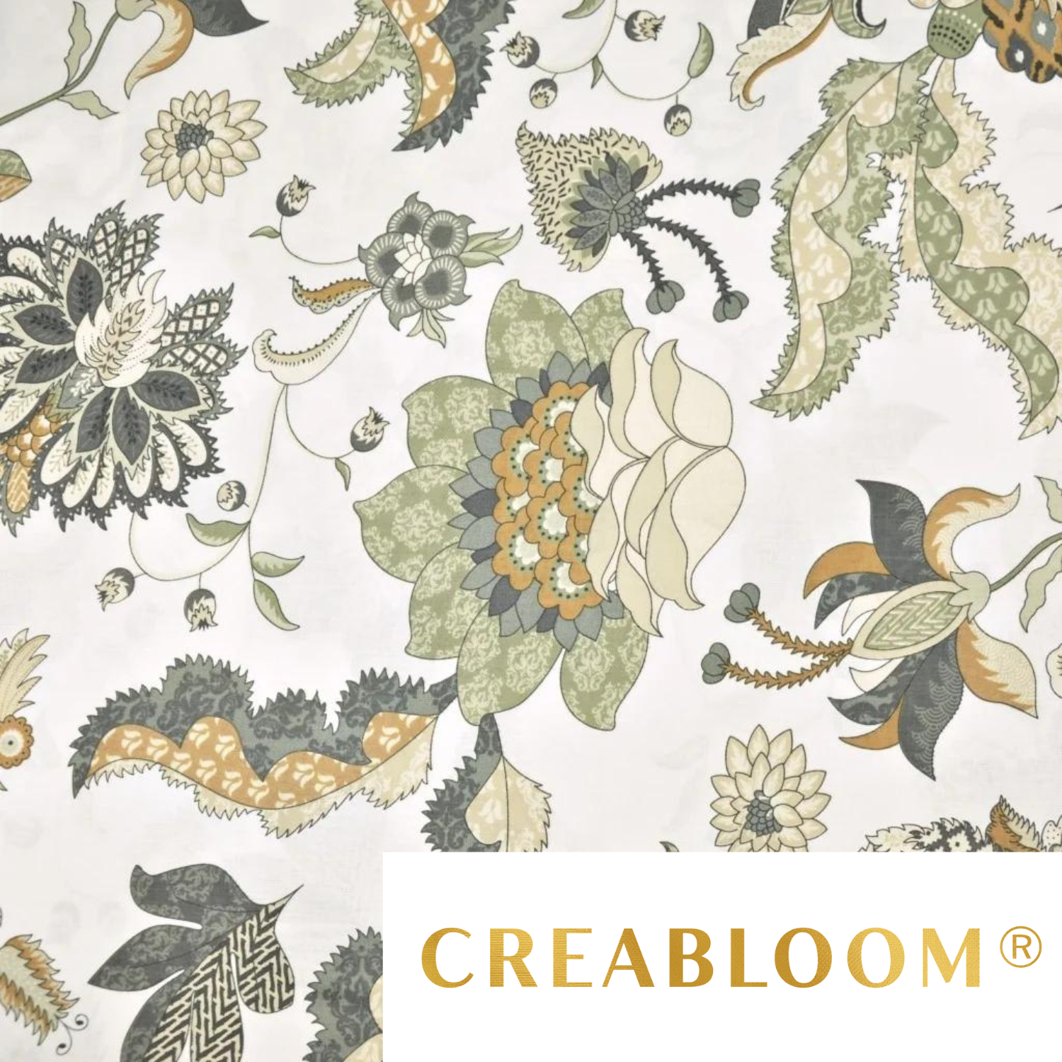 Tissu Coton Motif Fleurs