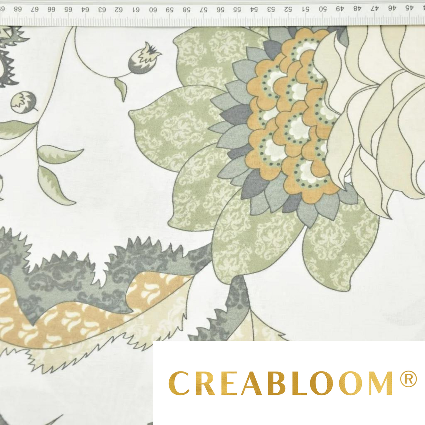 Tissu Coton Motif Fleurs