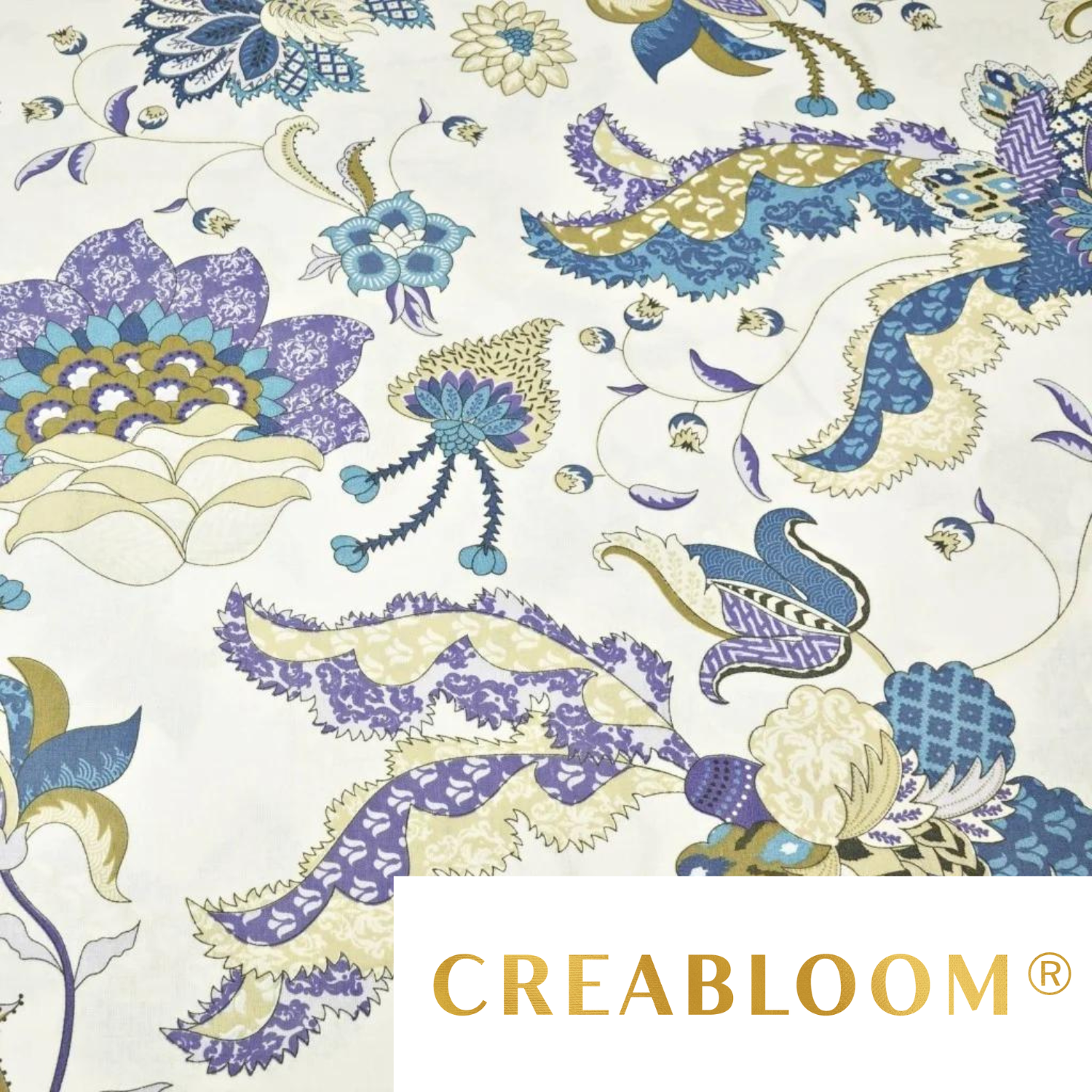 Tissu Coton Motif Fleurs