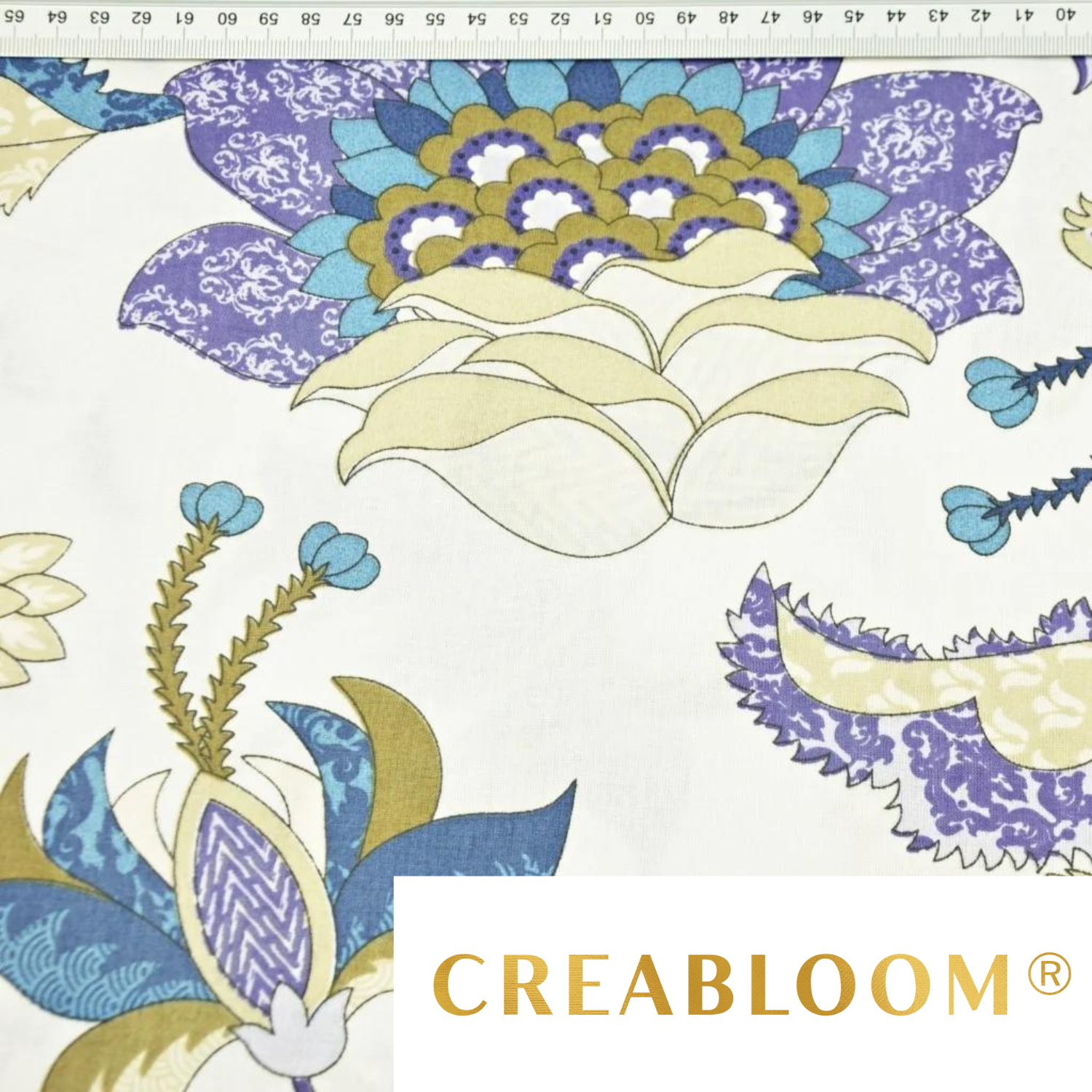 Tissu Coton Motif Fleurs