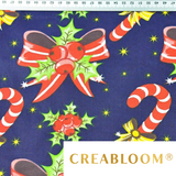Tissu Coton Motif Noël