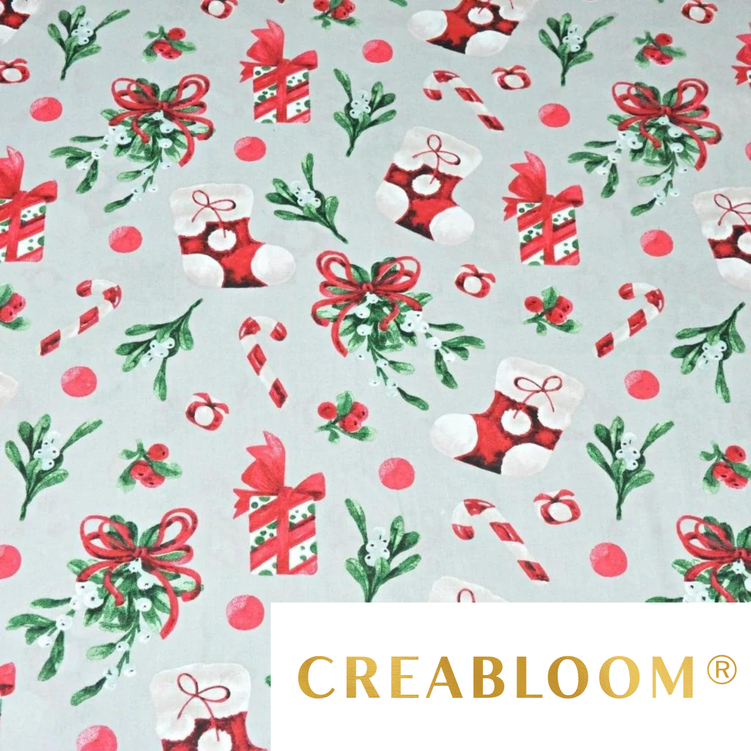 Tissu Coton Motif Noël