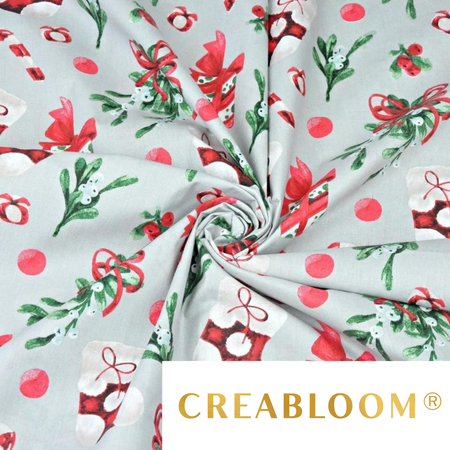 Tissu Coton Motif Noël