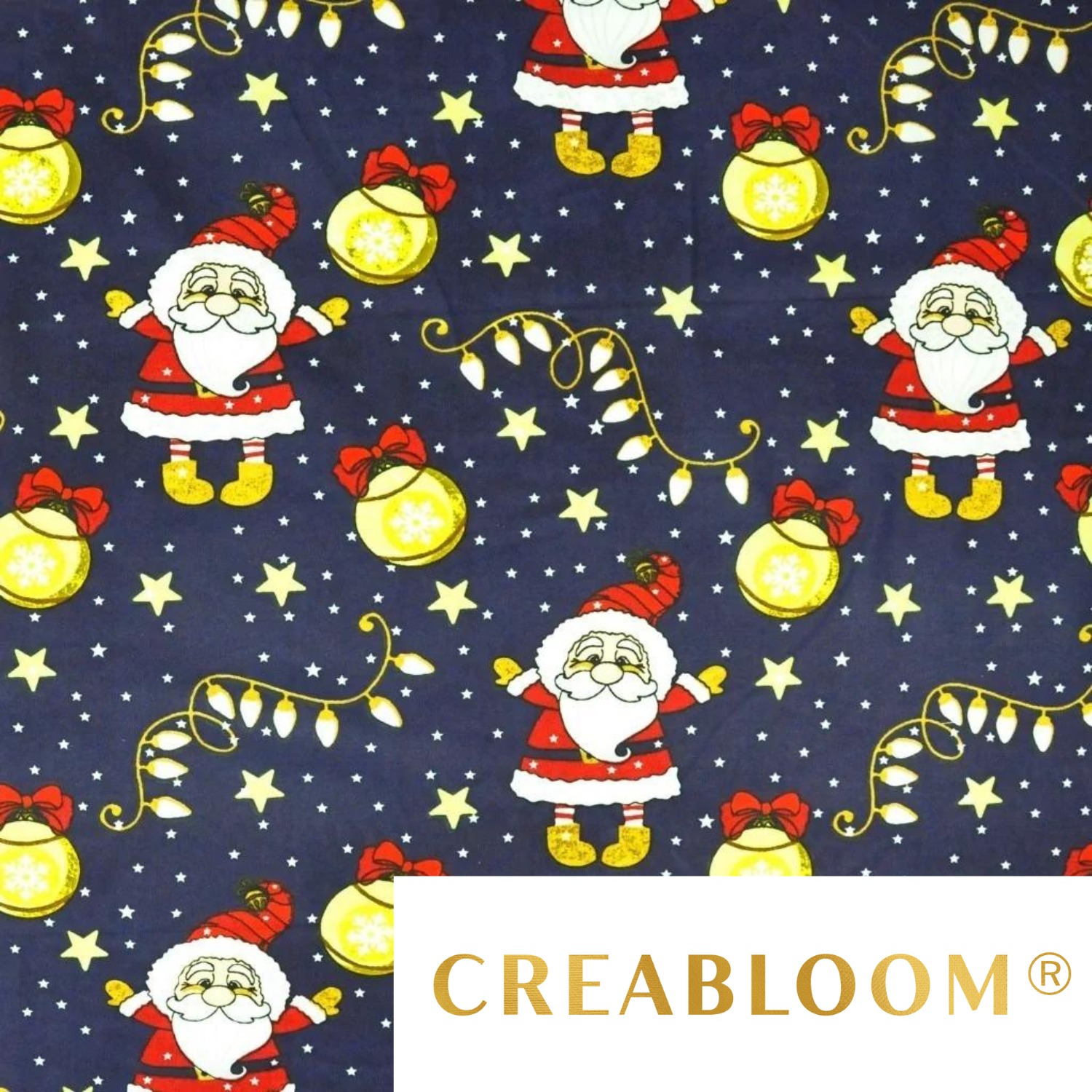 Tissu Coton Motif Noël