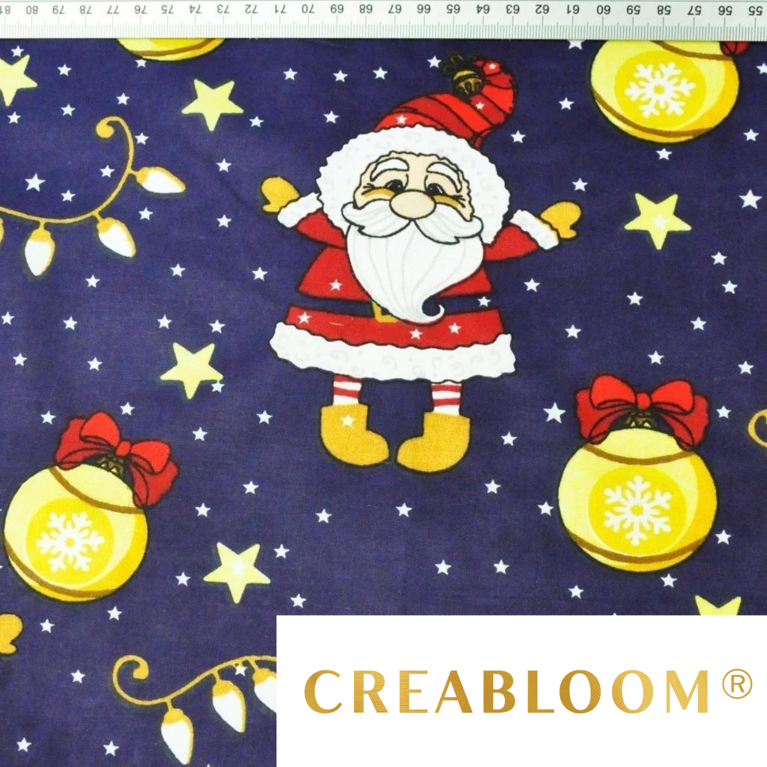 Tissu Coton Motif Noël