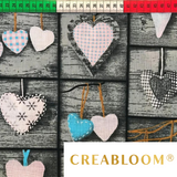 Tissu Coton Motif Coeurs