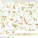 Tissu Coton Motif Fleurs