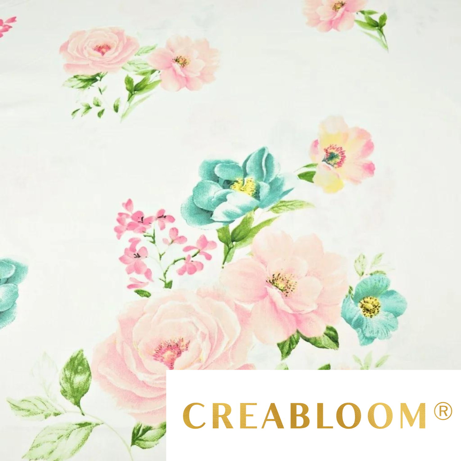 Tissu Coton Motif Fleurs