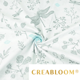 Tissu Coton Motif Insectes
