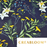 Tissu Coton Motif Fleurs