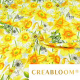Tissu Coton Motif Fleurs