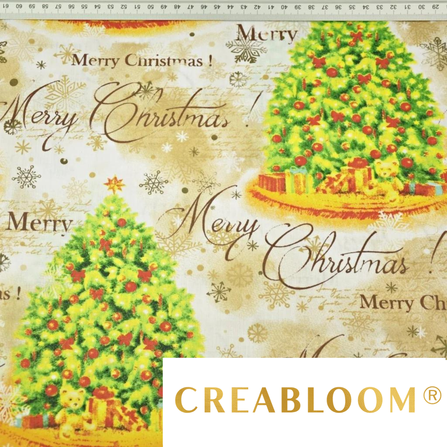 Tissu Coton Motif Noël