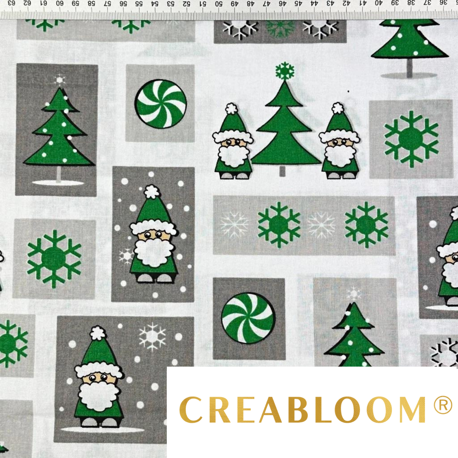 Tissu Coton Motif Noël