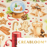 Tissu Coton Motif Noël