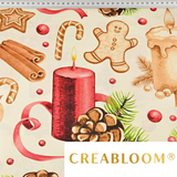 Tissu Coton Motif Noël