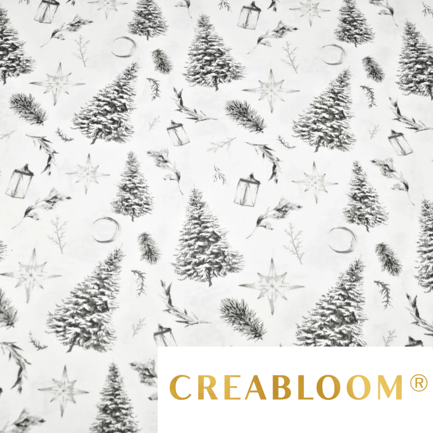 Tissu Coton Motif Noël