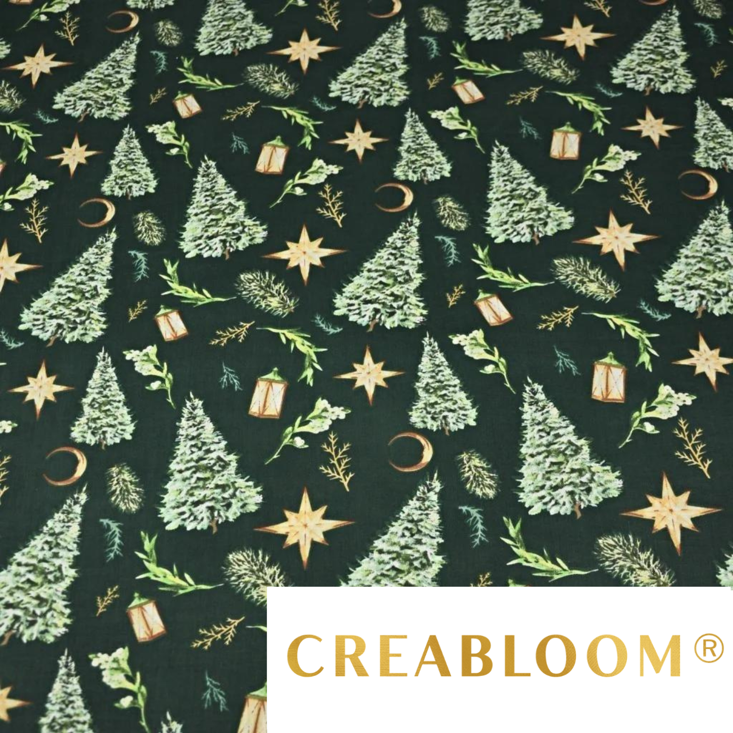 Tissu Coton Motif Noël