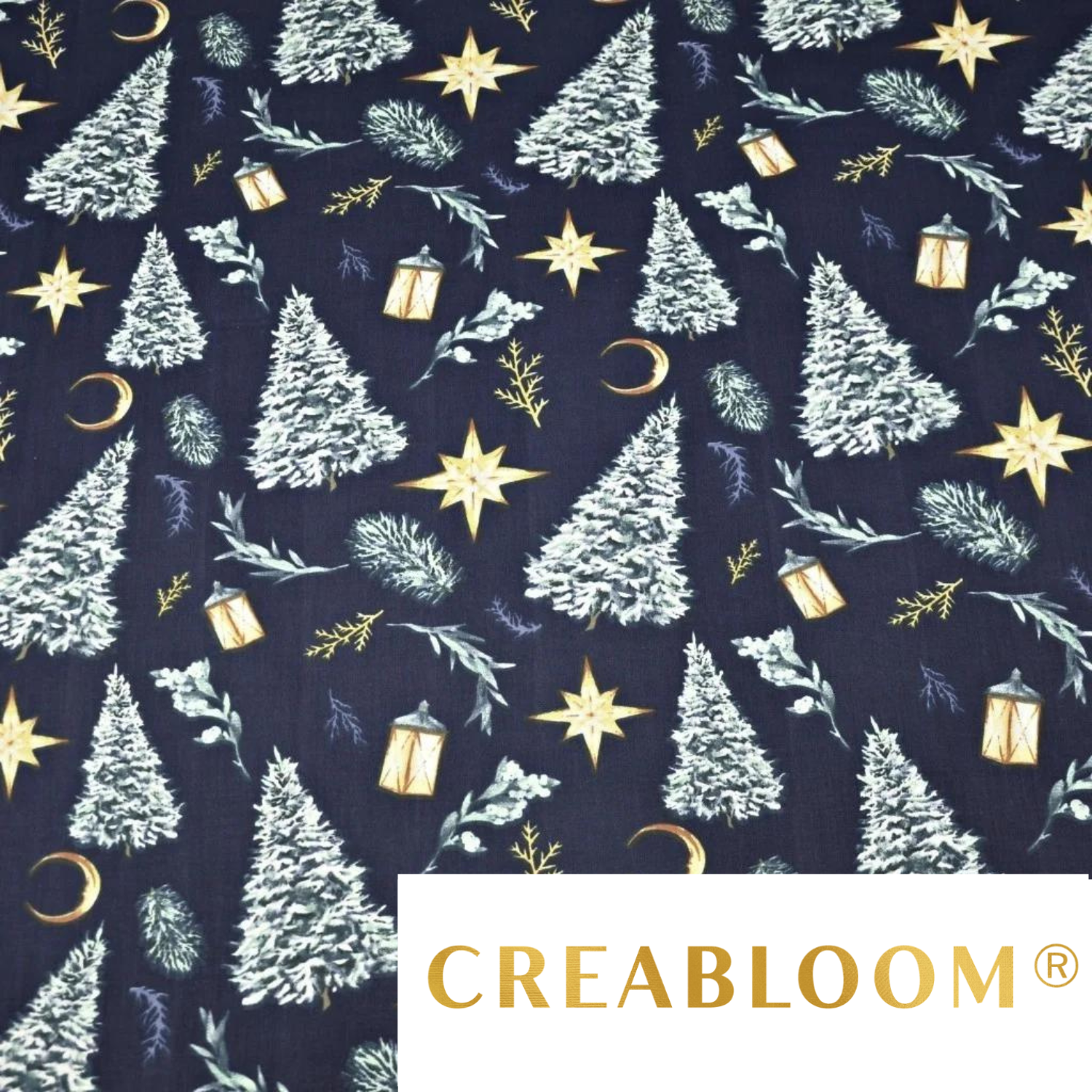 Tissu Coton Motif Noël