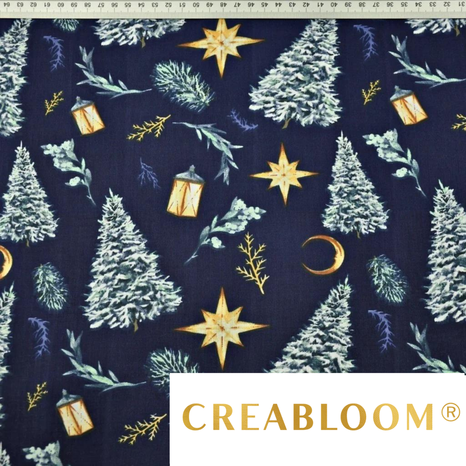 Tissu Coton Motif Noël