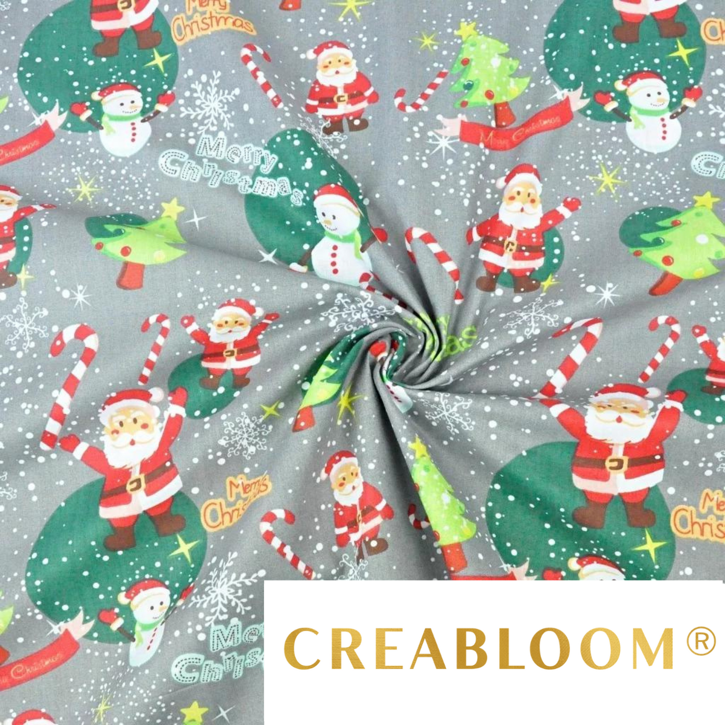 Tissu Coton Motif Noël