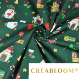 Tissu Coton Motif Noël