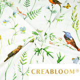 Tissu Coton Motif Oiseaux