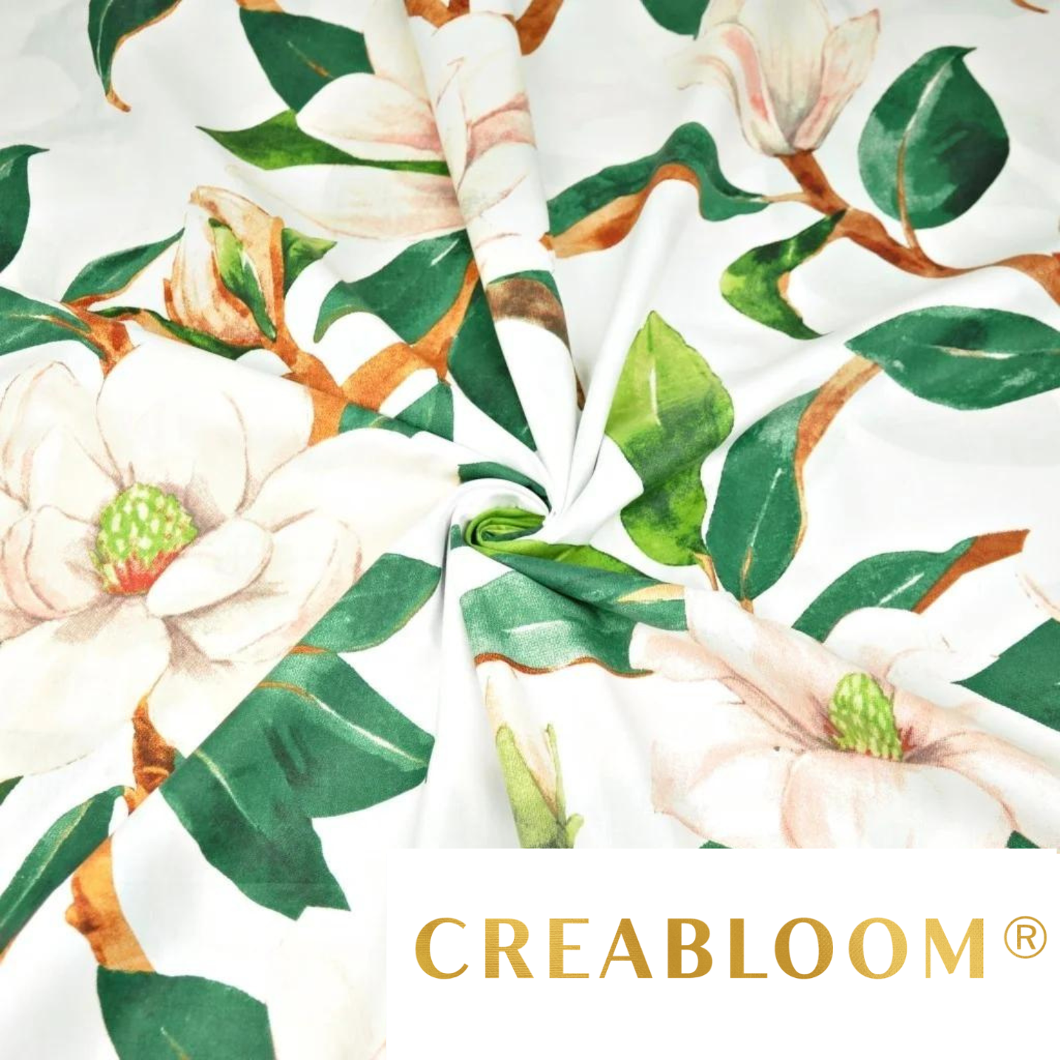 Tissu Coton Motif Fleurs