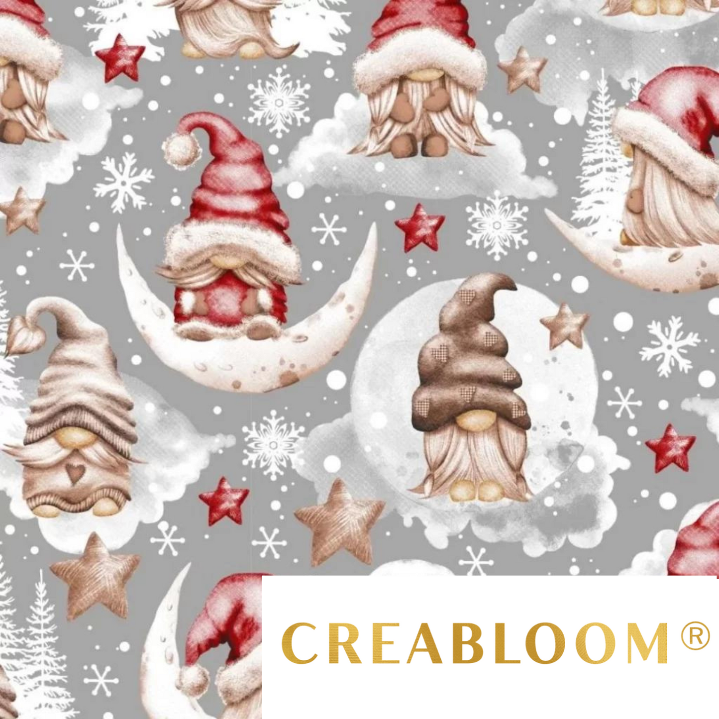 Tissu Coton Motif Noël