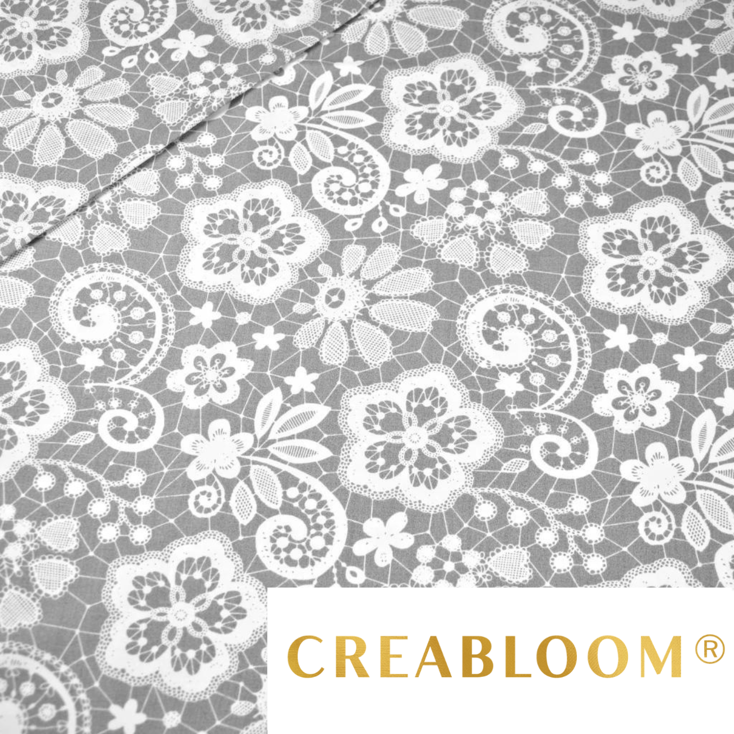 Tissu Coton Motif Fleurs Effet Broderie