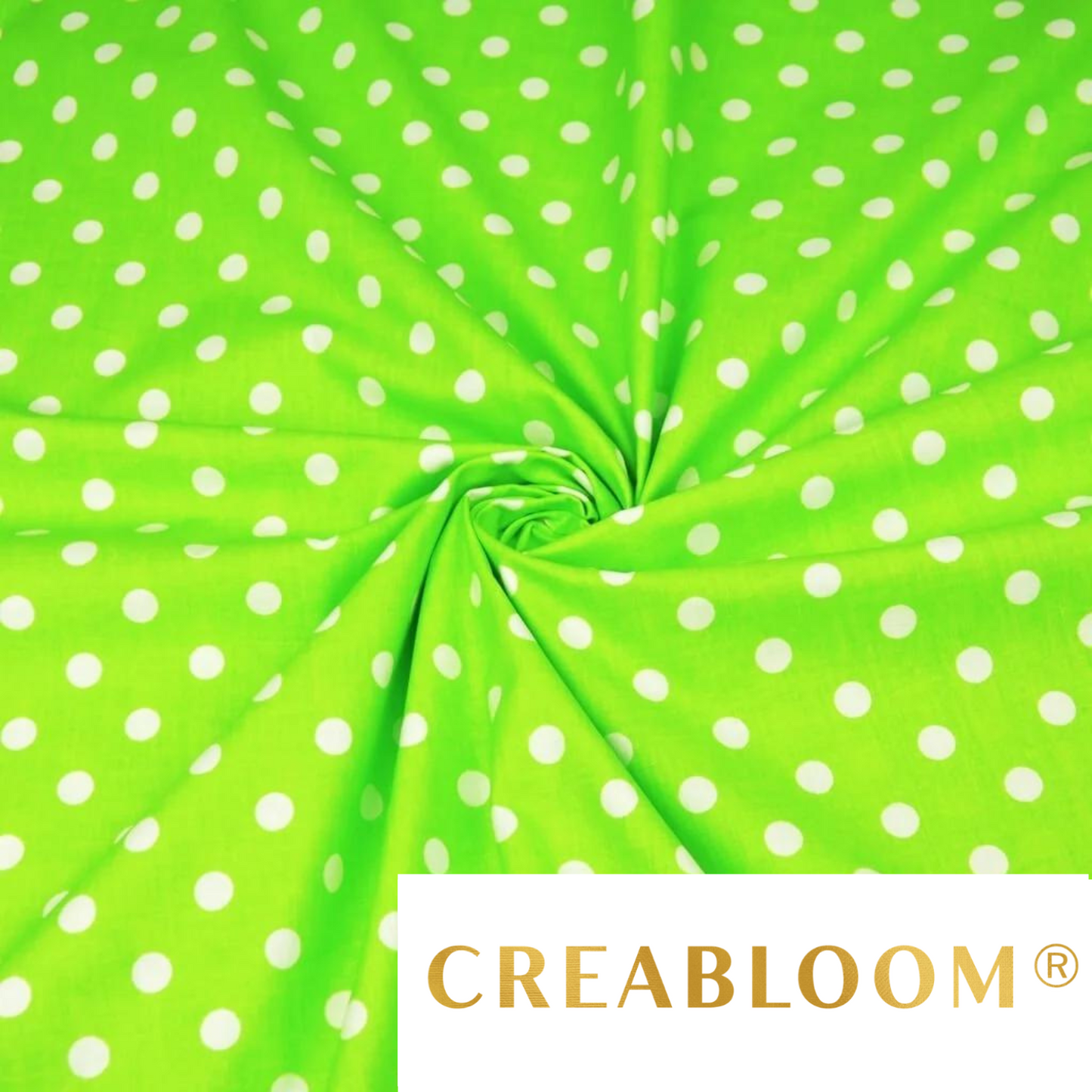 Tissu Coton Motif À Pois De 11Mm