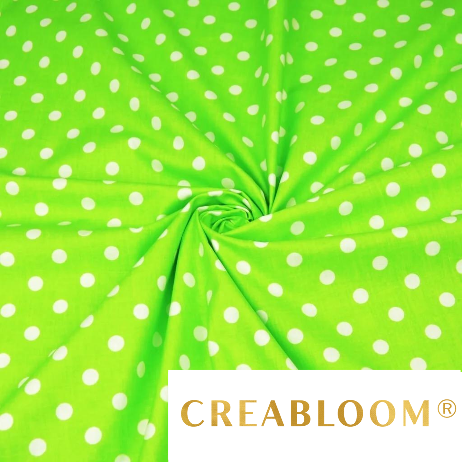 Tissu Coton Motif À Pois De 11Mm