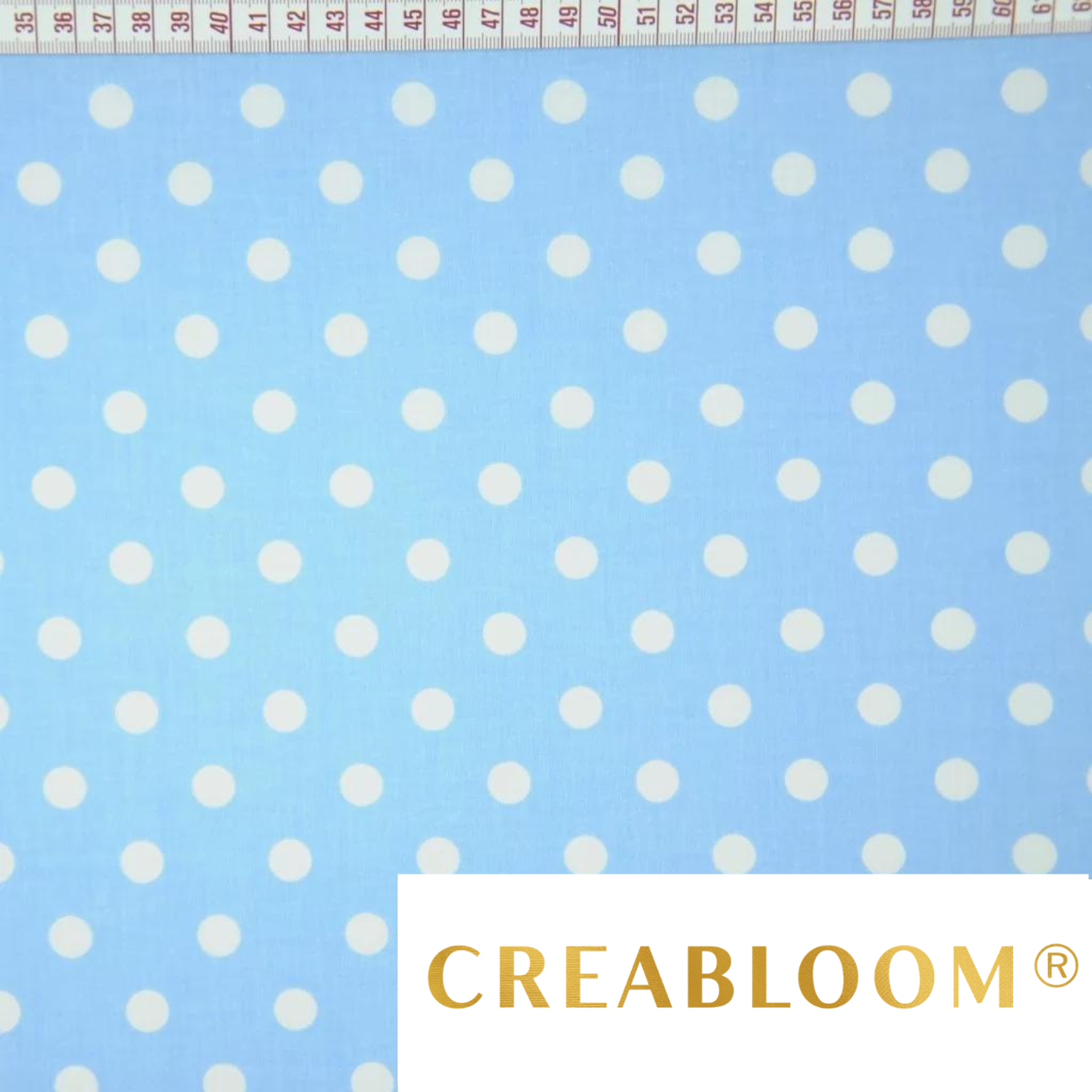Tissu Coton Motif À Pois De 11Mm