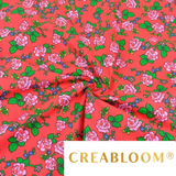 Tissu Coton Motif Fleurs