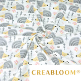 Tissu Coton Motif Hérissons
