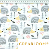Tissu Coton Motif Hérissons