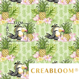 Tissu Coton Motif Toucans