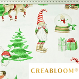 Tissu Coton Motif Noël