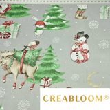 Tissu Coton Motif Noël