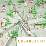 Tissu Coton Motif Noël