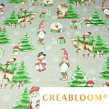 Tissu Coton Motif Noël