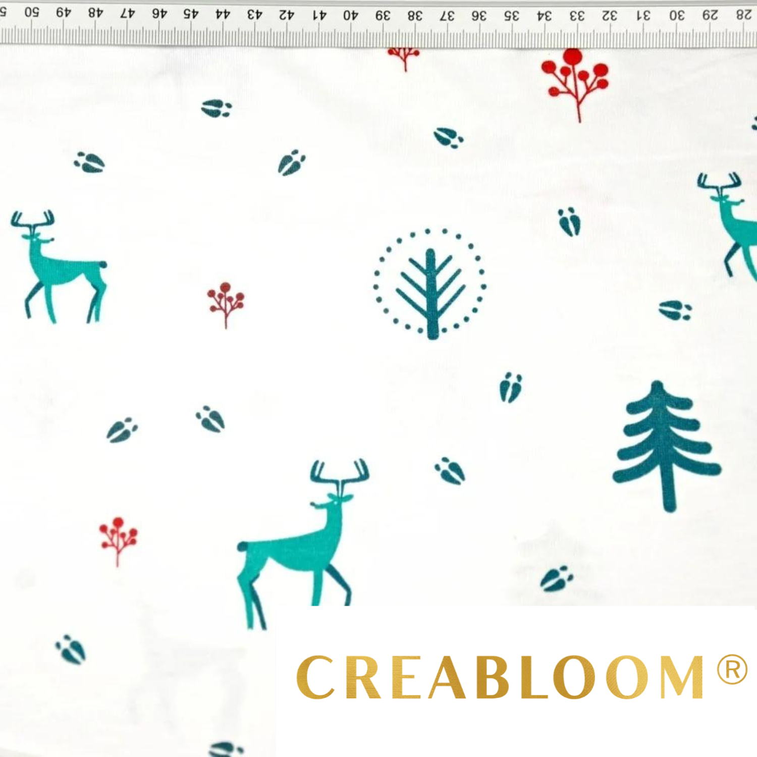 Tissu Jersey Imprimé Noël